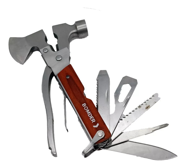 Alicate Martelo Multifuncional – 18 em 1 para Pesca, Camping e Aventuras