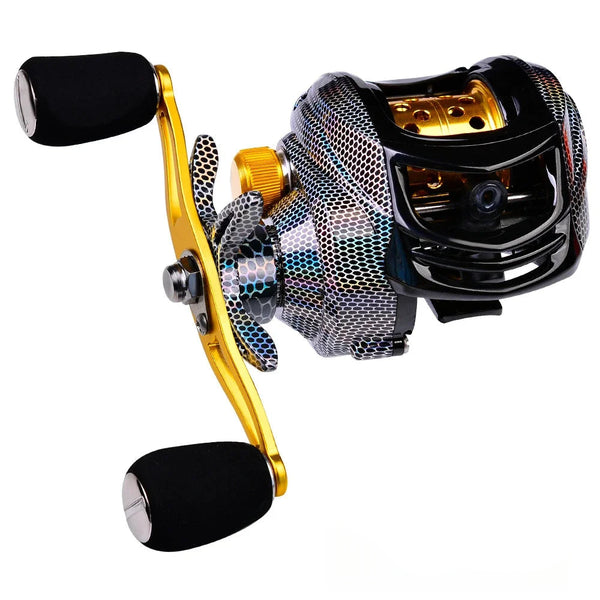 Carretilha Proberos para Pesca Esportiva - Max Drag 10kg, Velocidade 7,2:1, Ideal para sua pescaria.