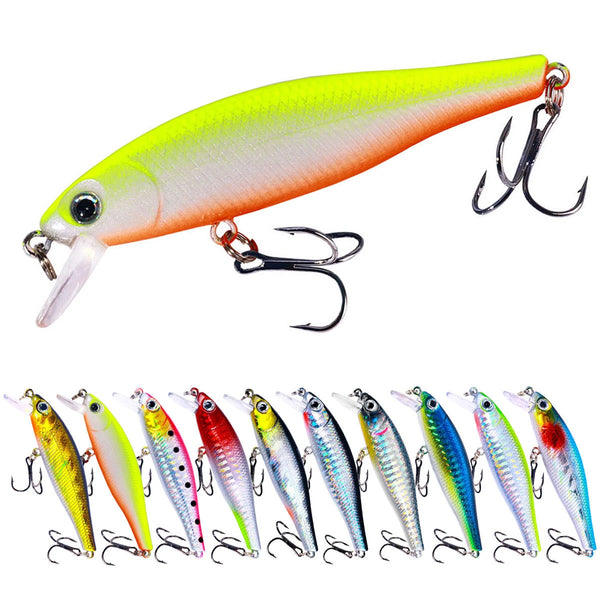 Isca Artificial Minnow Crankbait 8,8 cm – 9 g, Wobbler Jerkbait para Pesca Esportiva