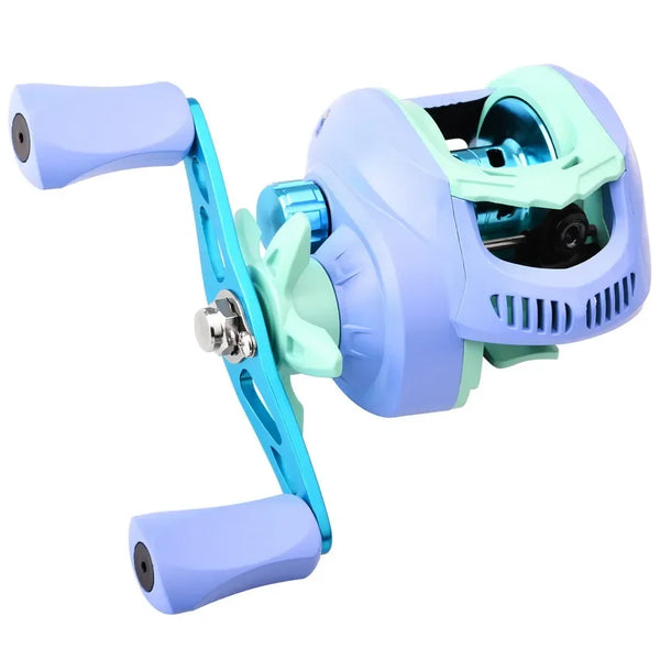 Carretilha Baitcasting 7,2:1 – Alta Velocidade, Anti-Enrosco, Drag 8 kg (Destros/Canhotos)