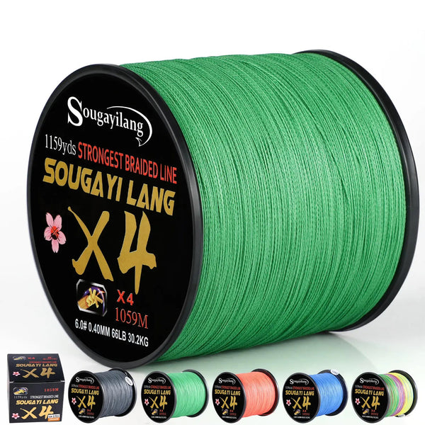 Linha Trançada multifilamento para pesca