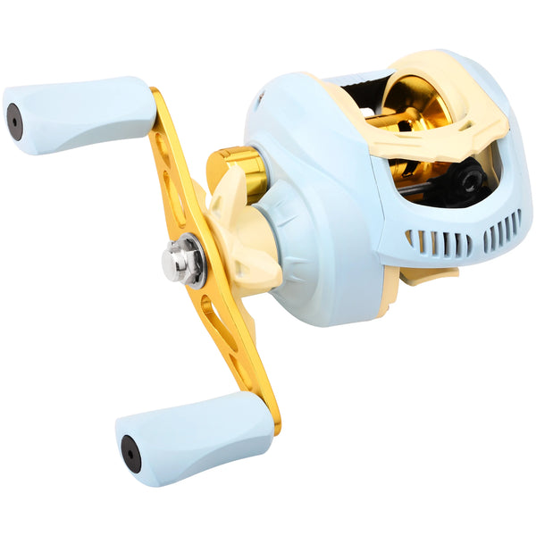 Carretilha Baitcasting 7,2:1 – Alta Velocidade, Anti-Enrosco, Drag 8 kg (Destros/Canhotos)